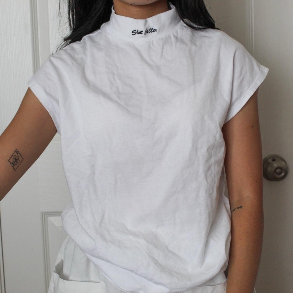 Wildfang White Short Sleeve Tee